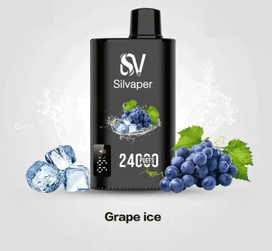 Grape-Ice-SILVAPER-24000-PUFFS-DISPOSABLE-VAPE-Dubai-uae
