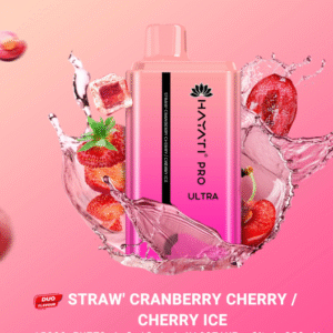 Hayati Pro Ultra Straw Cranberry Cherry / Cherry Ice 15000pfs 2%