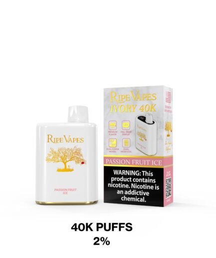 Ripe vapes Ivory Passion Fruit Ice 40k pfs 2%