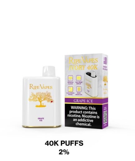 Ripe vapes Ivory Grape Ic 40k pfs 2%