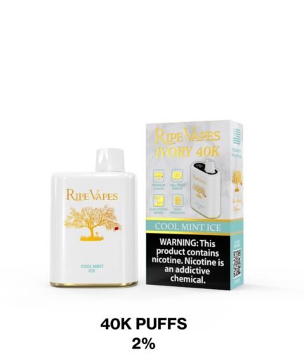 Ripe vapes Ivory Cool Mint Ice 40k pfs 2%