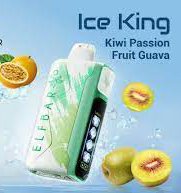 ELFBAR Ice King Kiwi Passion Fruit Guava 30000Puffs 50mg
