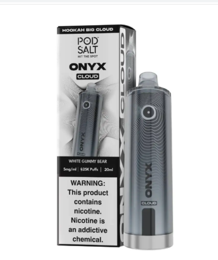 POD SALT Onyx Cloud White Gummy Bear 25000pfs 5mg