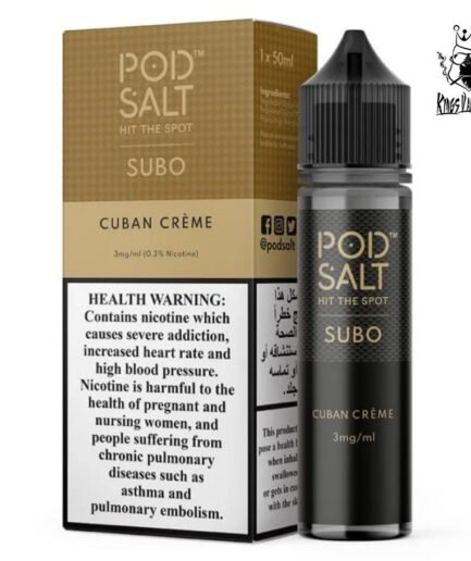 Pod Salt Subo Cuben Creme 3mg/50ml