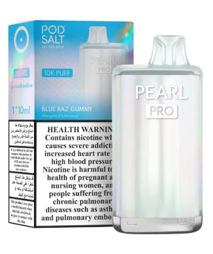 POD SALT PEARL PRO Blue Raz Gummy 10000pfs 2%