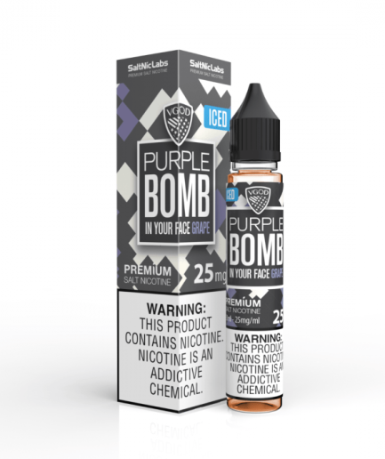 Purpal Bomb ice By VGOD Salt Nic