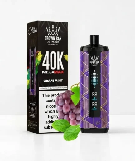 Crown Bar Grape Mint 40k puffs 5mg