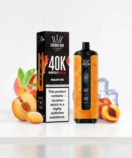 Crown Bar Peach Ice 40k puffs 5mg
